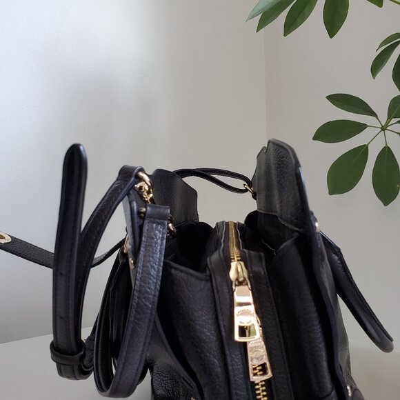 Coach | Mercer Studded  | Soft Grain Leather | Large Satchel Bag | Black - Picture 8 of 13